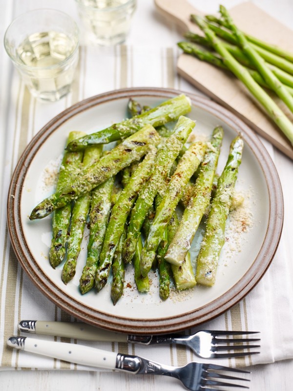 Mexican-style British Asparagus with Lime & Sour Cream Glaze